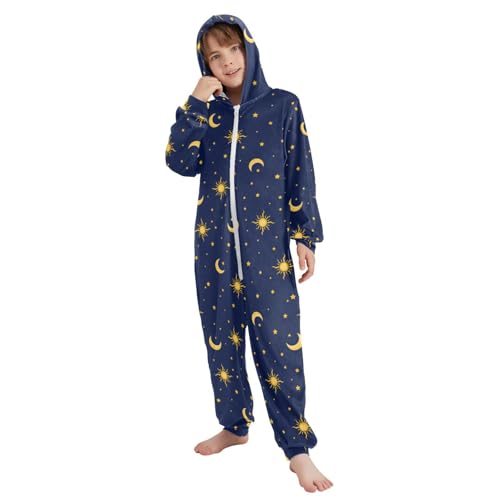 Amazon.com: Sletend Sun Moon Star Unisex Onesie Pajamas One-Piece